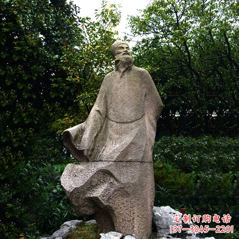 烟台精美苏东坡砂岩雕塑