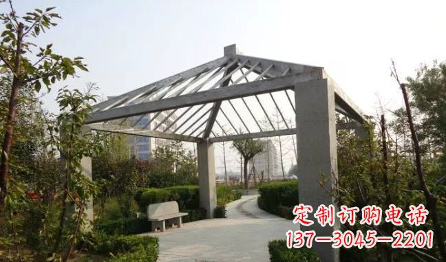 烟台精美不锈钢凉亭雕塑