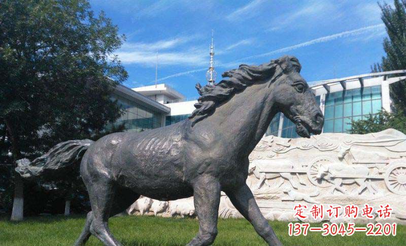 烟台马动物铜雕塑