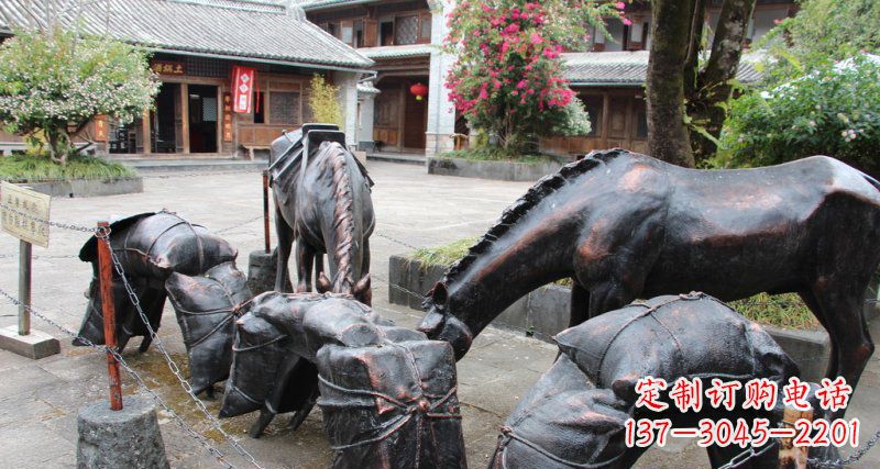 烟台中领雕塑定制的铜动物雕塑