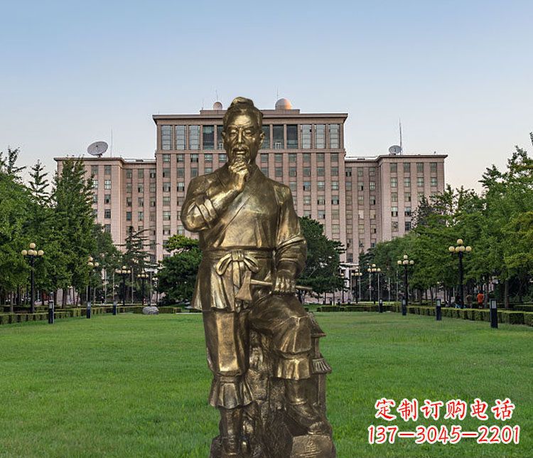 烟台传承古代精湛工艺,精美细腻的鲁班雕塑