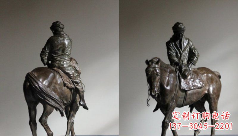 烟台产品名称骑马铜雕