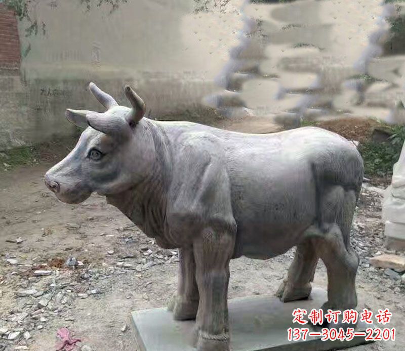 烟台艺术匠心 ─── 青石牛石雕塑