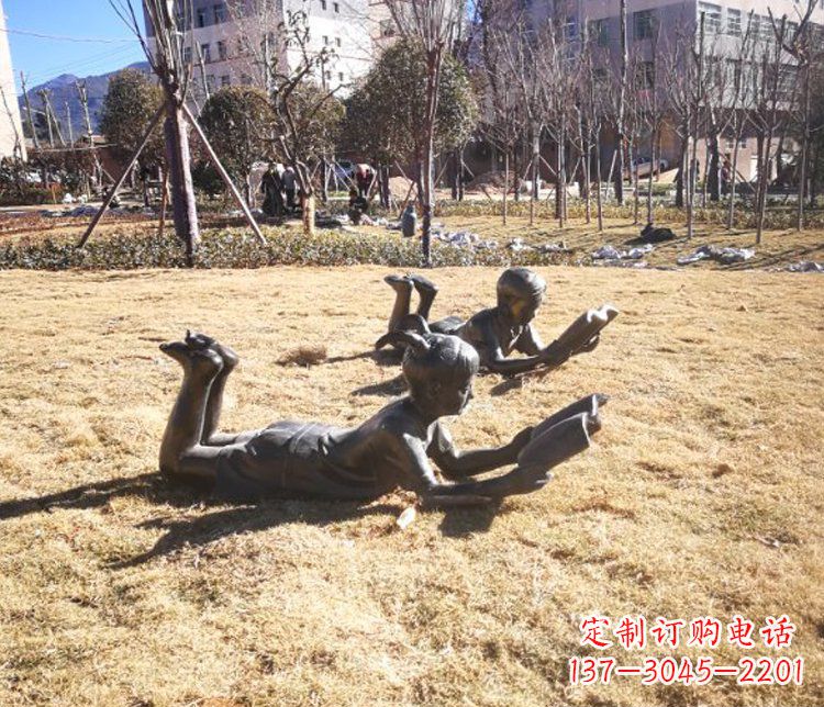 烟台精致的儿童仿铜雕塑