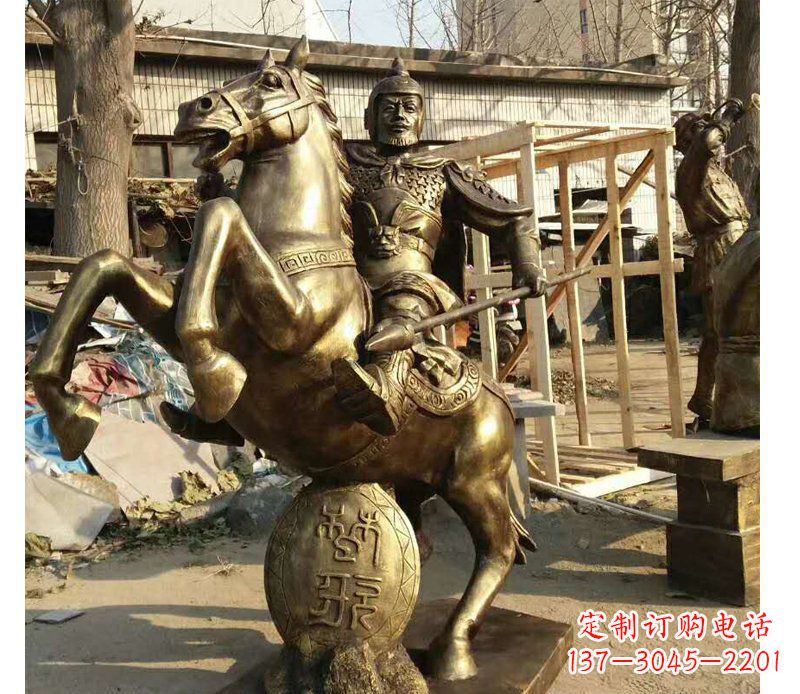 烟台高雅骑马雕塑