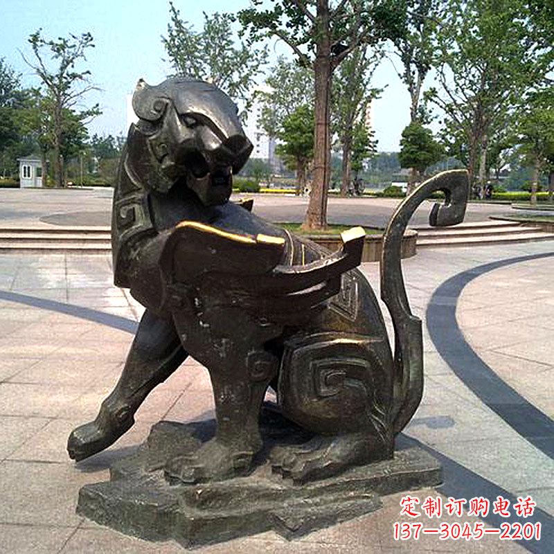 烟台中领雕塑——精美独特的貔貅雕塑