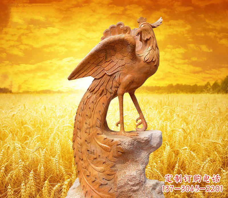 烟台凤凰石艺雕塑