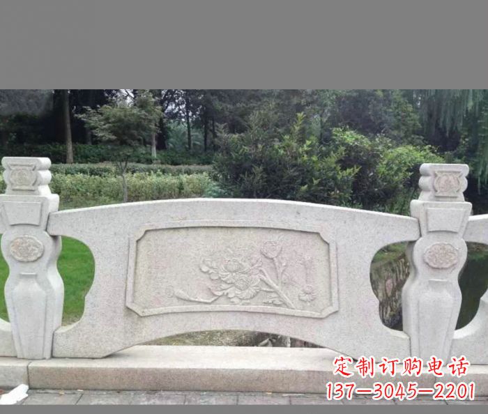 烟台大理石公园石栏板雕塑