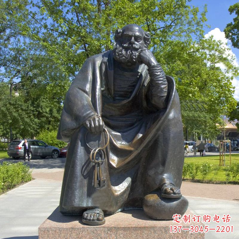 烟台铸就传奇托尔斯泰雕塑