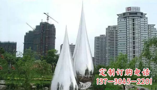 烟台不锈钢水滴雕塑