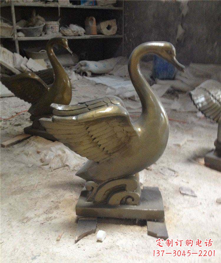 烟台中领雕塑 | 精美天鹅雕塑