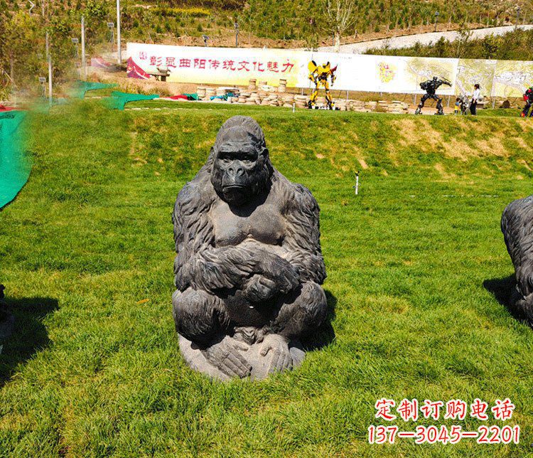 烟台高端铜制巨型大猩猩雕塑
