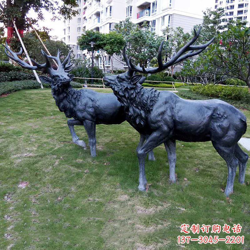 烟台自然风格动物铜雕塑