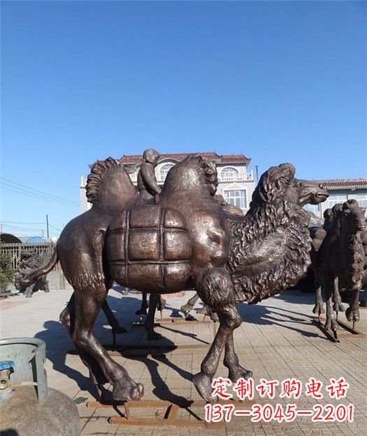 烟台高端铜骆驼雕塑定制