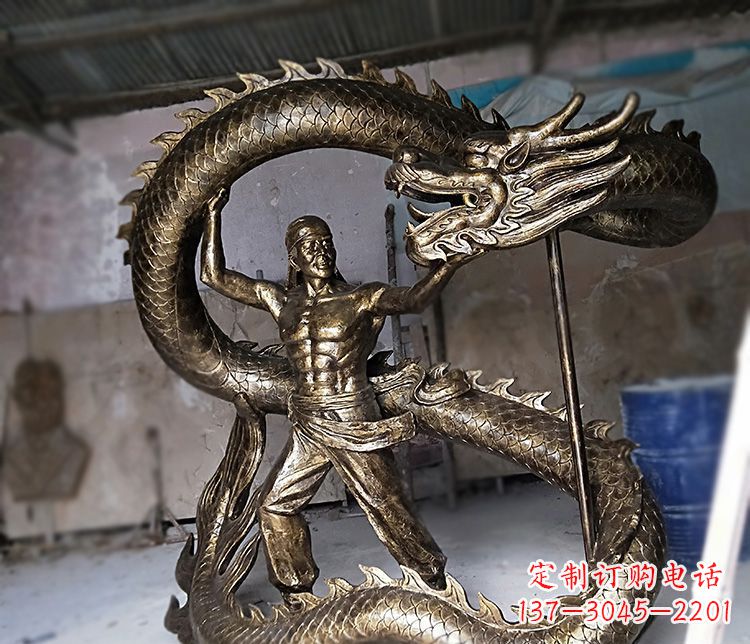 烟台高质量的文化艺术装饰铜雕龙雕塑