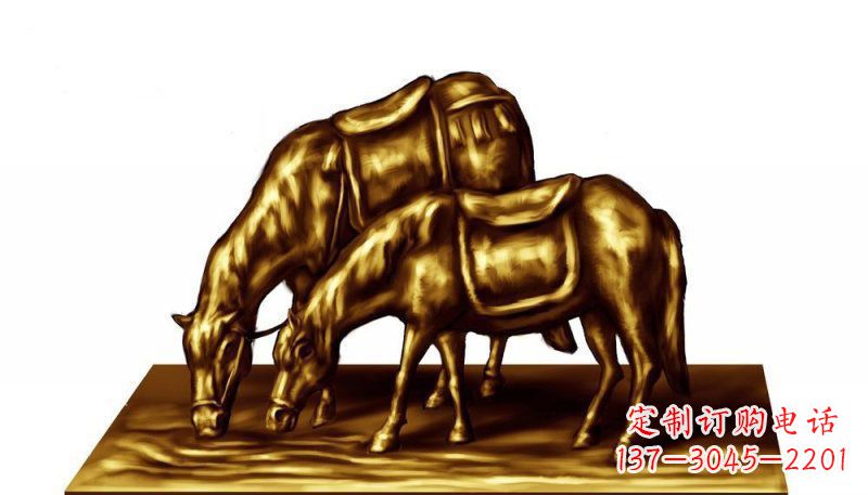 烟台中领雕塑精美铜制动物雕塑