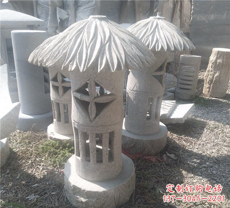 烟台公园照明石灯