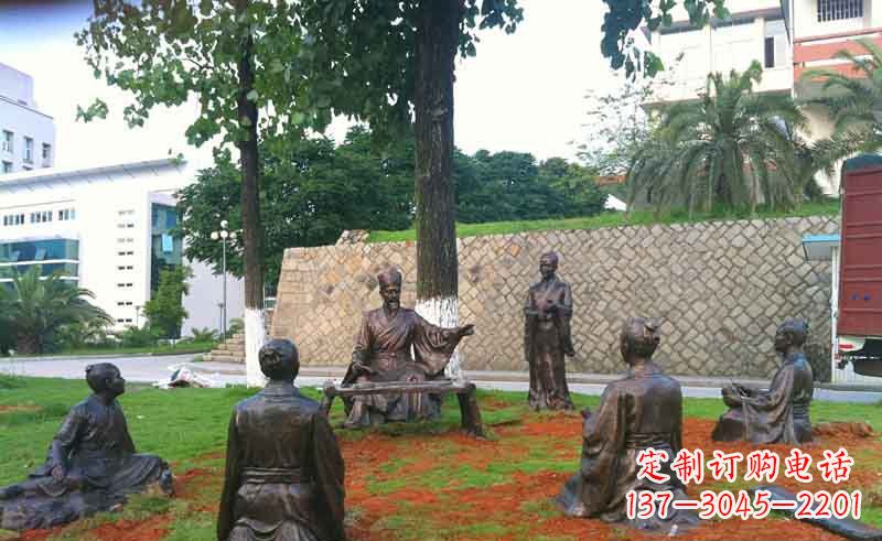 烟台艺术经典朱熹铜雕雕塑
