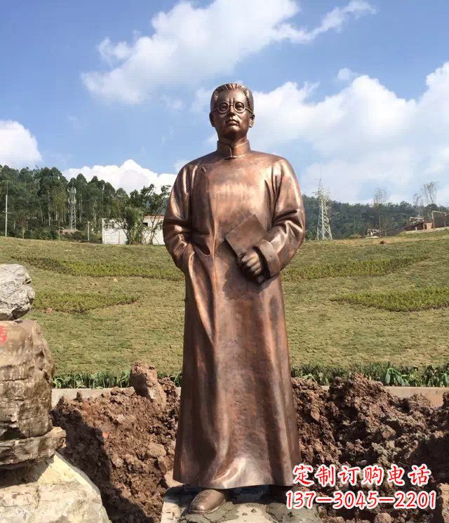 烟台陶行知雕塑珍贵的纪念收藏品