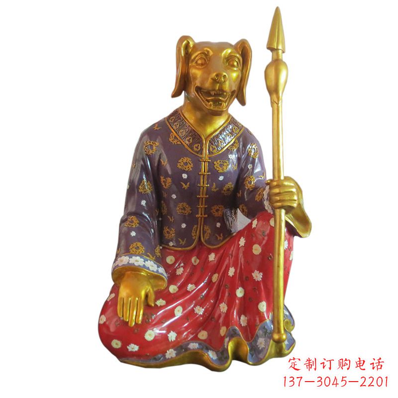 烟台高端可爱的玻璃钢生肖雕塑