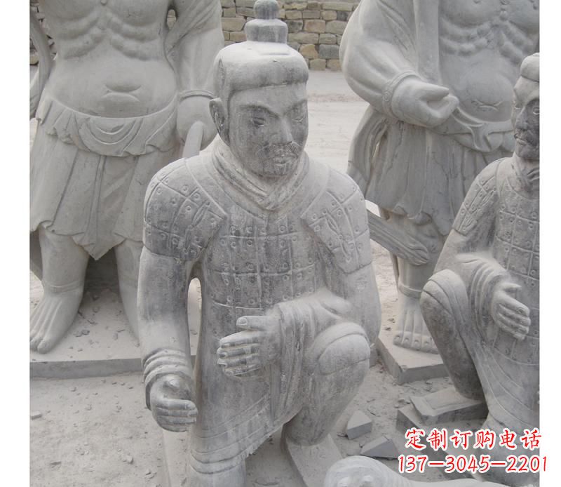 烟台精致兵马俑雕塑,给您的空间一丝古代历史