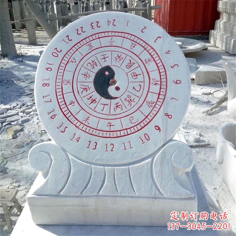 烟台中领雕塑日晷仪雕塑,精美而典雅