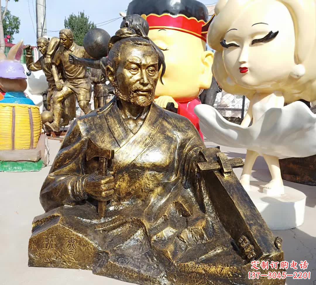 烟台精美绝伦的鲁班铜雕,带您领略古典艺术美学