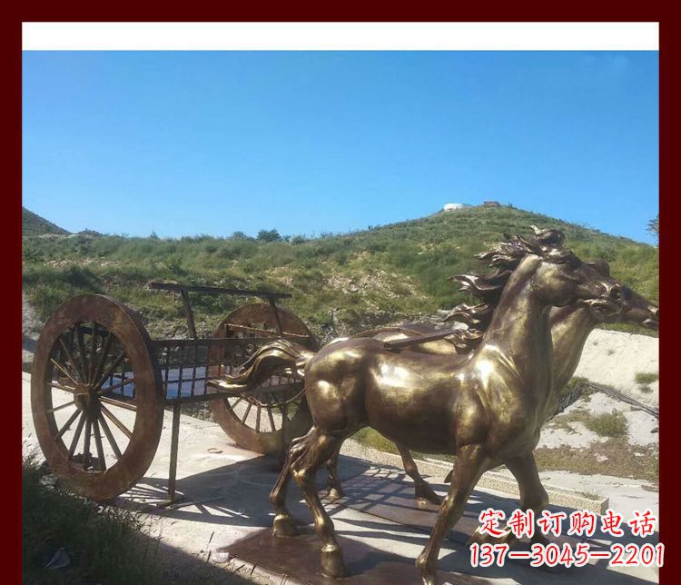 烟台马车铜雕精美绝伦的古典魅力