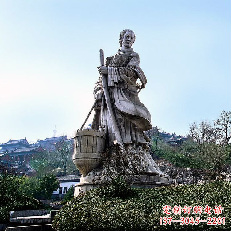 烟台古代美女文姜景观雕塑