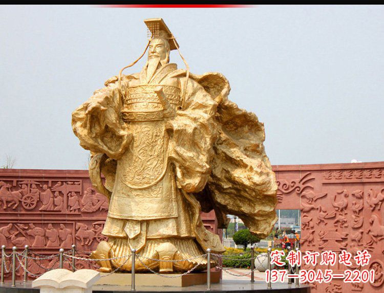 烟台汉武帝铜雕,精致绝伦,彰显大汉尊贵