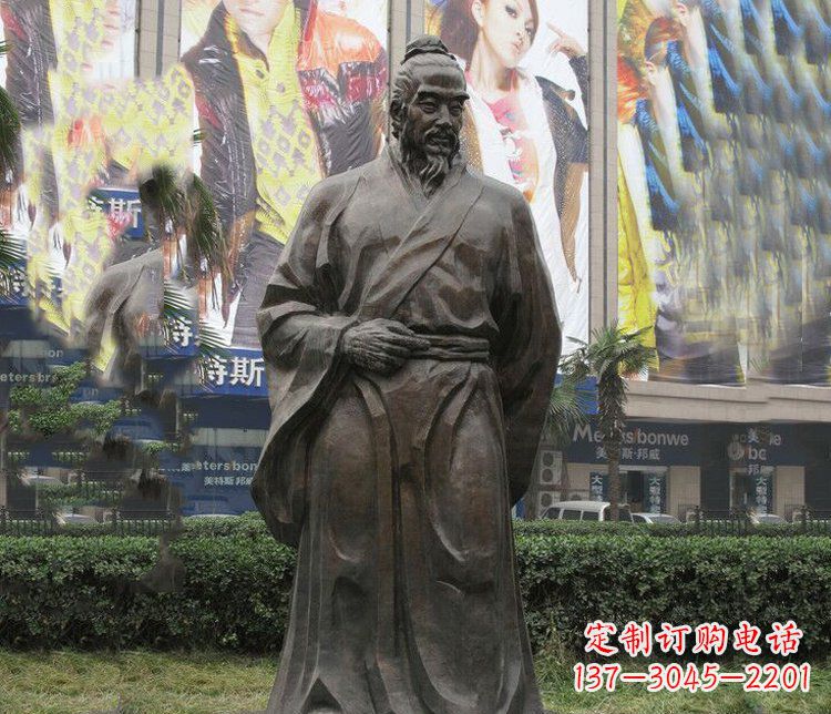 烟台传承历史,激发灵感——李时珍铜雕