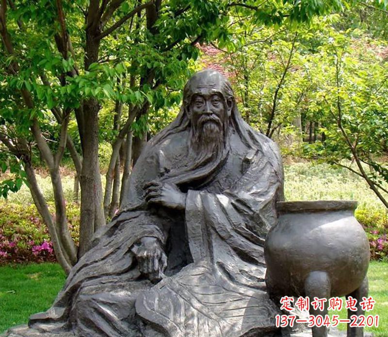 烟台中领雕塑精美名人铜雕塑