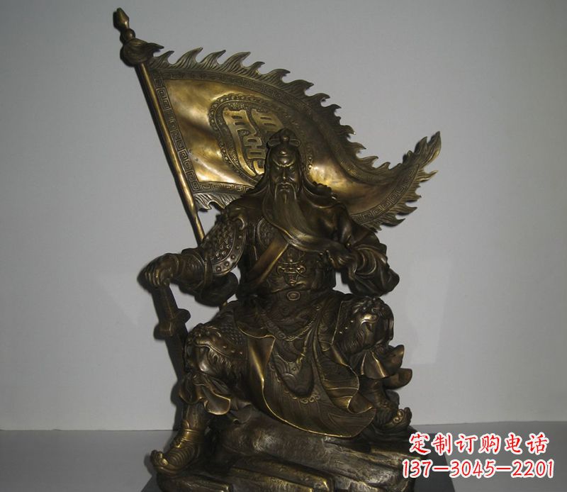 烟台经典传承|古代名人关公铜雕