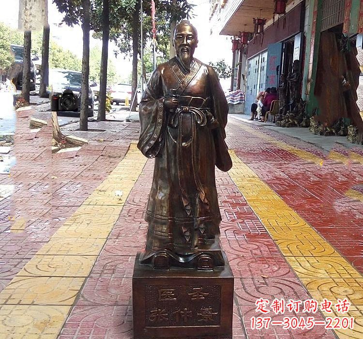 烟台张仲景全新铜雕系列