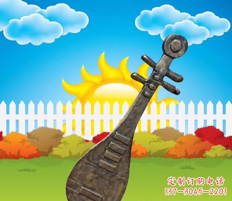 烟台精美古典琵琶雕塑