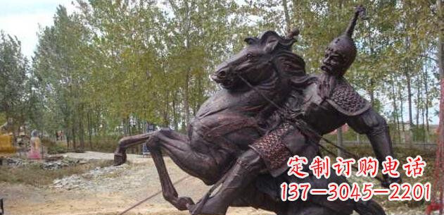 烟台复古骑士马雕塑