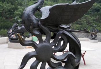 烟台天四灵朱雀神鸟雕塑——象征希望的贵族精神