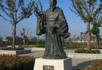 烟台精美大师级铜雕——王羲之雕像