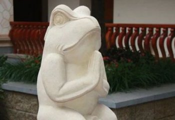 烟台中领雕塑精美绝伦的青蛙石雕