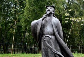 烟台诞生于中国古代传奇的雕塑——王羲之铸铜雕塑