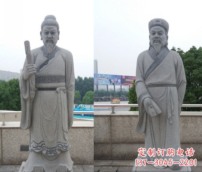烟台追随韩非、韩愈传统,精品石雕——韩愈雕塑