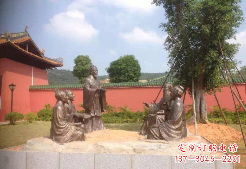 烟台经典经典,传承孔子之魅力——孔子铜雕