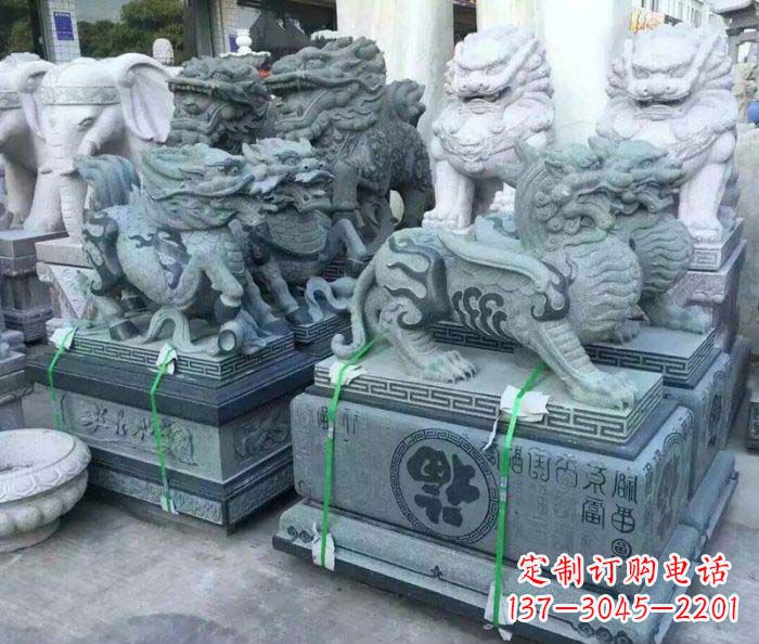 烟台古典神秘貔貅雕塑