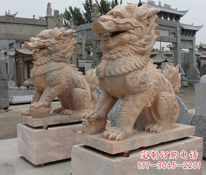 烟台尊贵的古典麒麟雕塑
