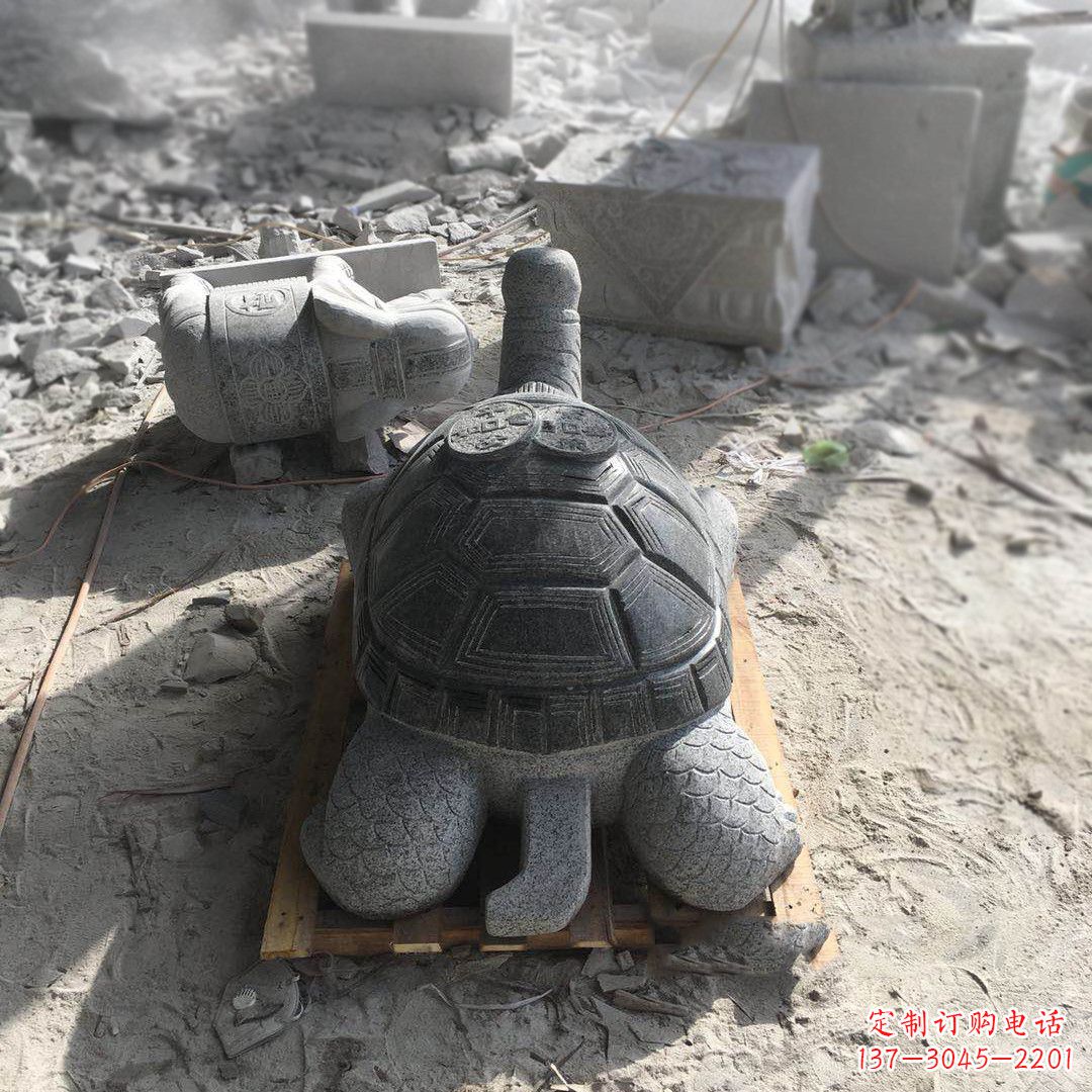 烟台精致定制:古代石雕乌龟