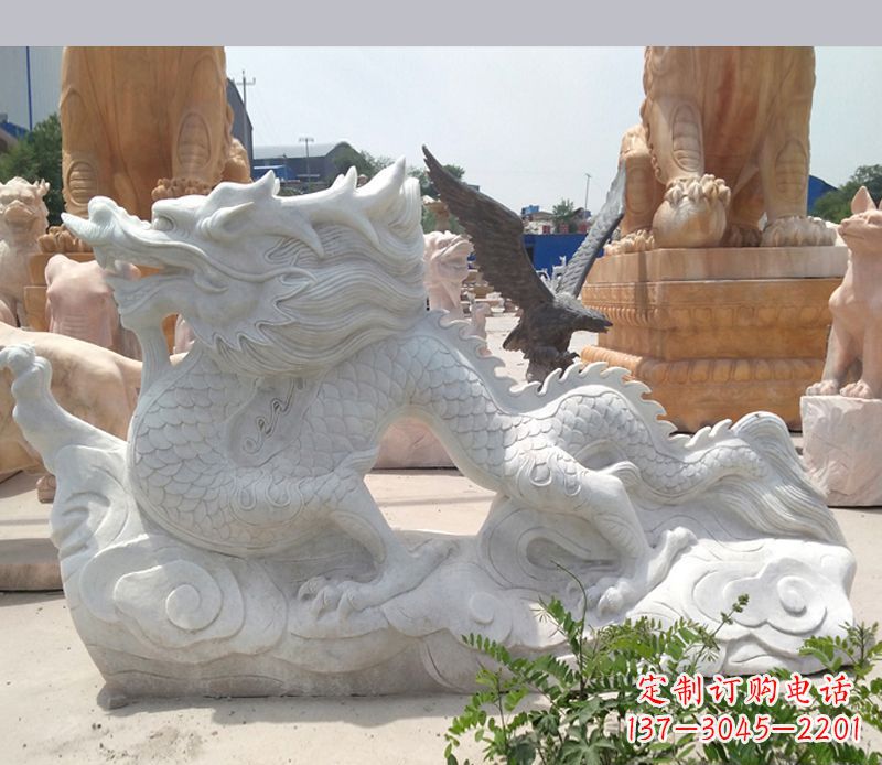 烟台古代风格的动物石雕