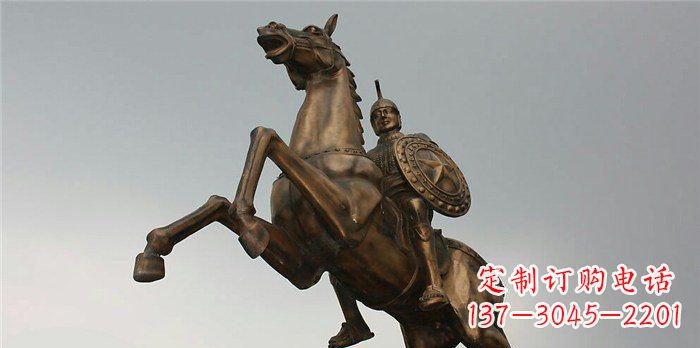 烟台古罗马骑马战士铜雕——令人惊叹的骑马雕塑