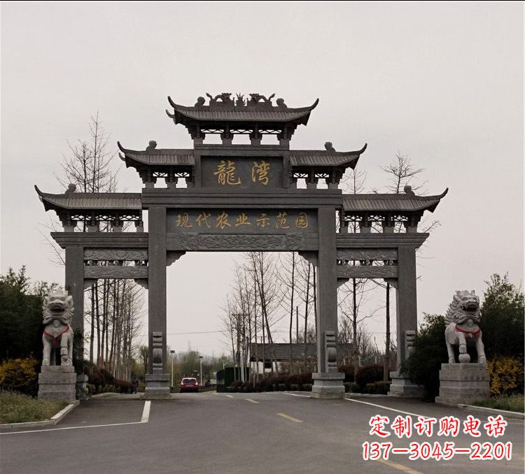 烟台品质精湛的古石牌坊雕塑