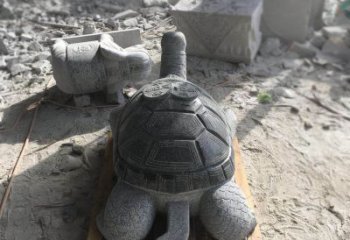烟台精致定制：古代石雕乌龟