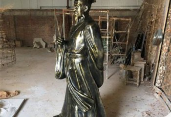 烟台千古经典——代表古代艺术审美的王羲之雕塑
